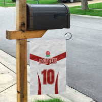 Custom England Rugby-The Red Rose Garden Flag Go Champions
