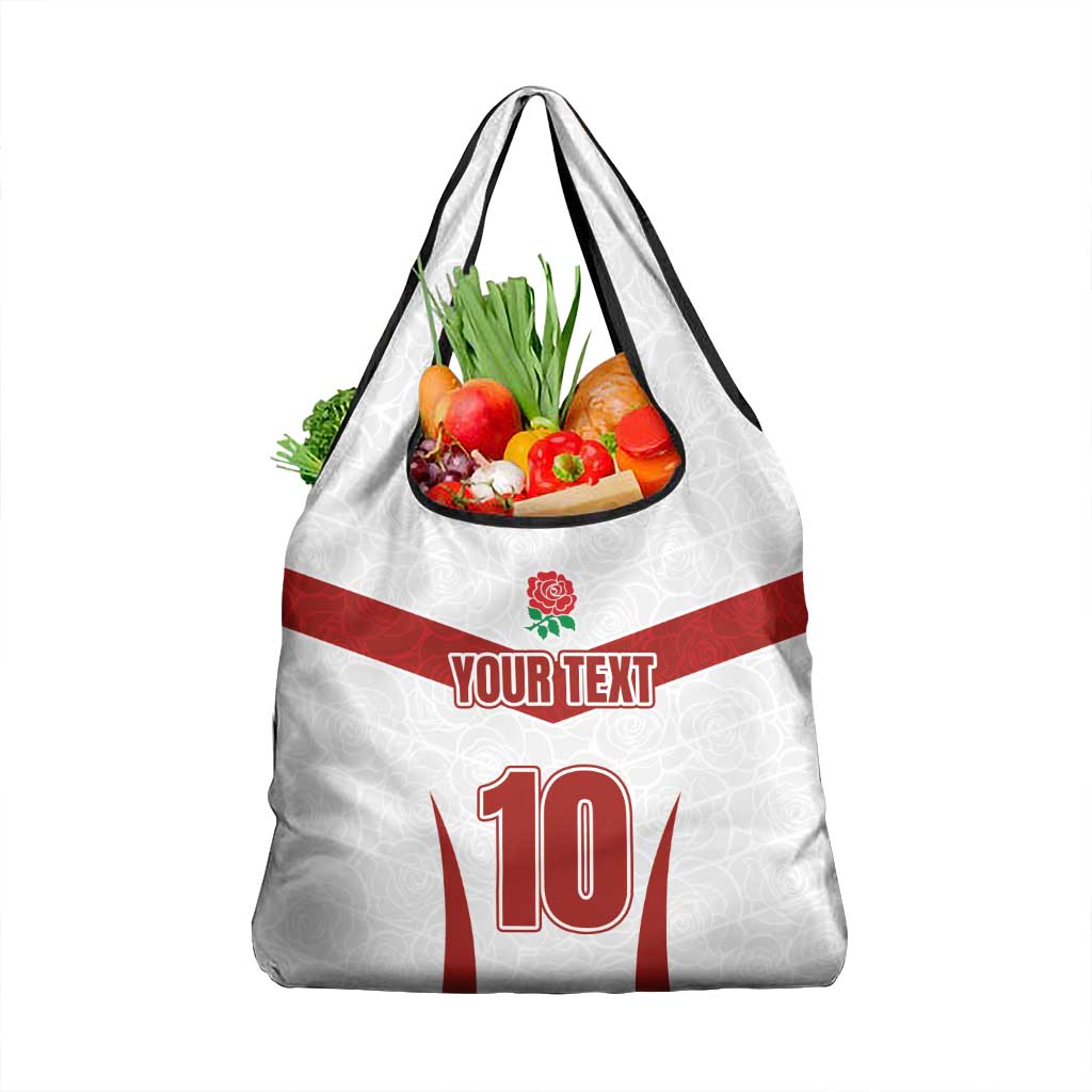 Custom England Rugby-The Red Rose Grocery Bag Go Champions