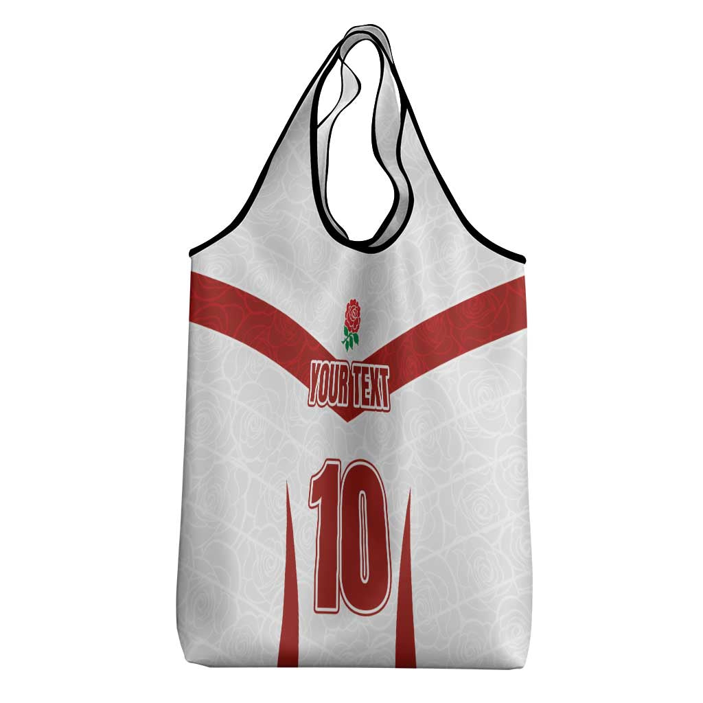 Custom England Rugby-The Red Rose Grocery Bag Go Champions