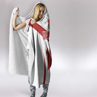 Custom England Rugby-The Red Rose Hooded Blanket Go Champions