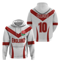 Custom England Rugby-The Red Rose Hoodie Go Champions