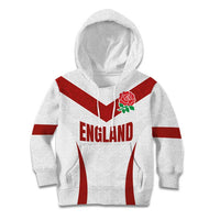 Custom England Rugby-The Red Rose Kid Hoodie Go Champions