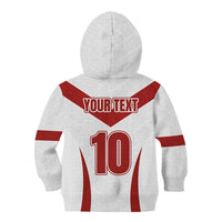Custom England Rugby-The Red Rose Kid Hoodie Go Champions