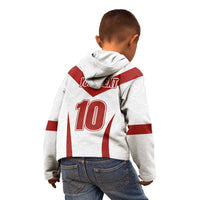 Custom England Rugby-The Red Rose Kid Hoodie Go Champions