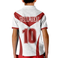 Custom England Rugby-The Red Rose Kid Polo Shirt Go Champions