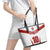 Custom England Rugby-The Red Rose Leather Tote Bag Go Champions