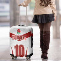 Custom England Rugby-The Red Rose Luggage Cover Go Champions