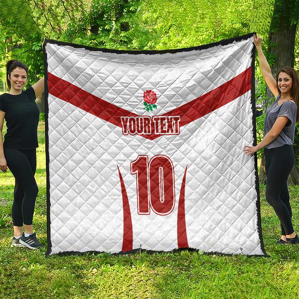 Custom England Rugby-The Red Rose Quilt Go Champions
