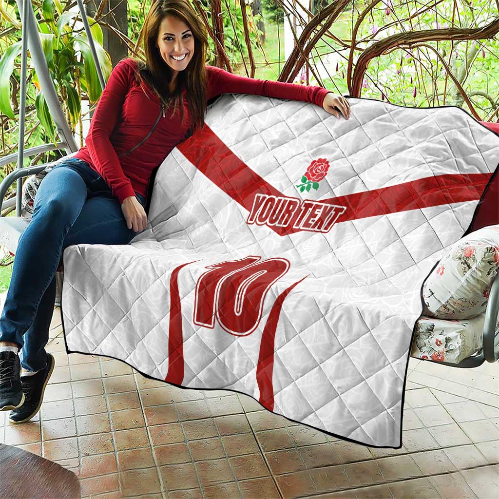 Custom England Rugby-The Red Rose Quilt Go Champions