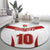 Custom England Rugby-The Red Rose Round Carpet Go Champions