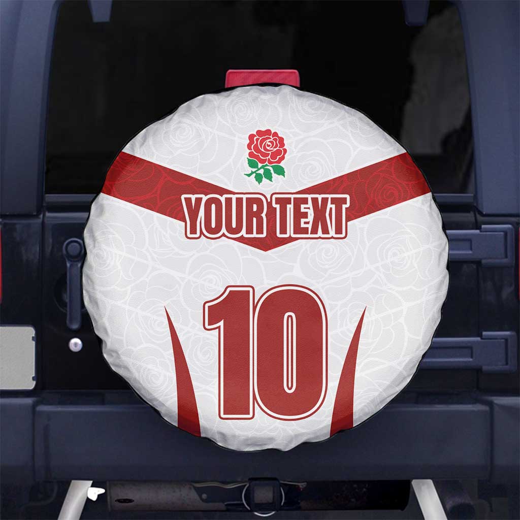 Custom England Rugby-The Red Rose Spare Tire Cover Go Champions