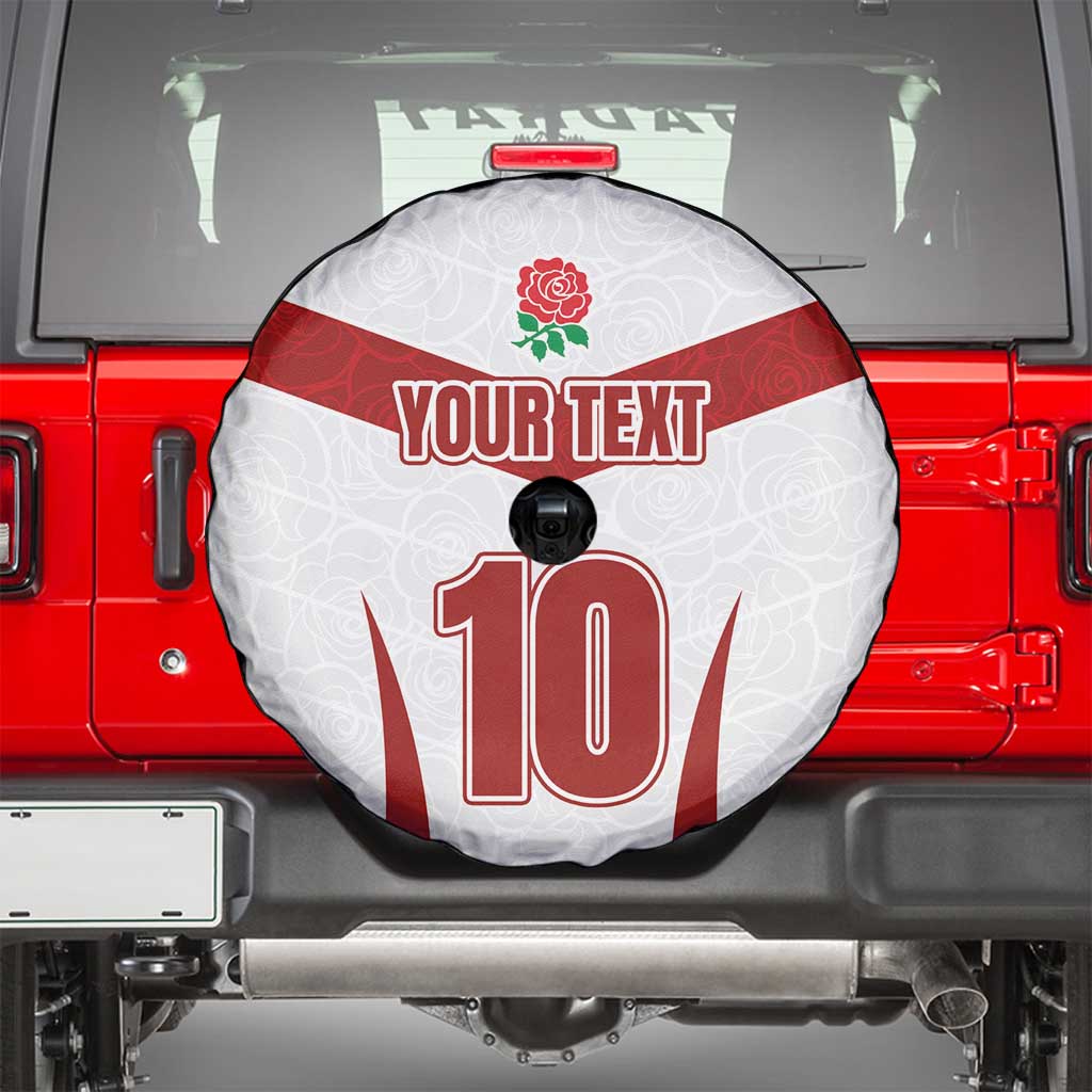 Custom England Rugby-The Red Rose Spare Tire Cover Go Champions