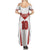 Custom England Rugby-The Red Rose Summer Maxi Dress Go Champions
