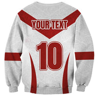 Custom England Rugby-The Red Rose Sweatshirt Go Champions