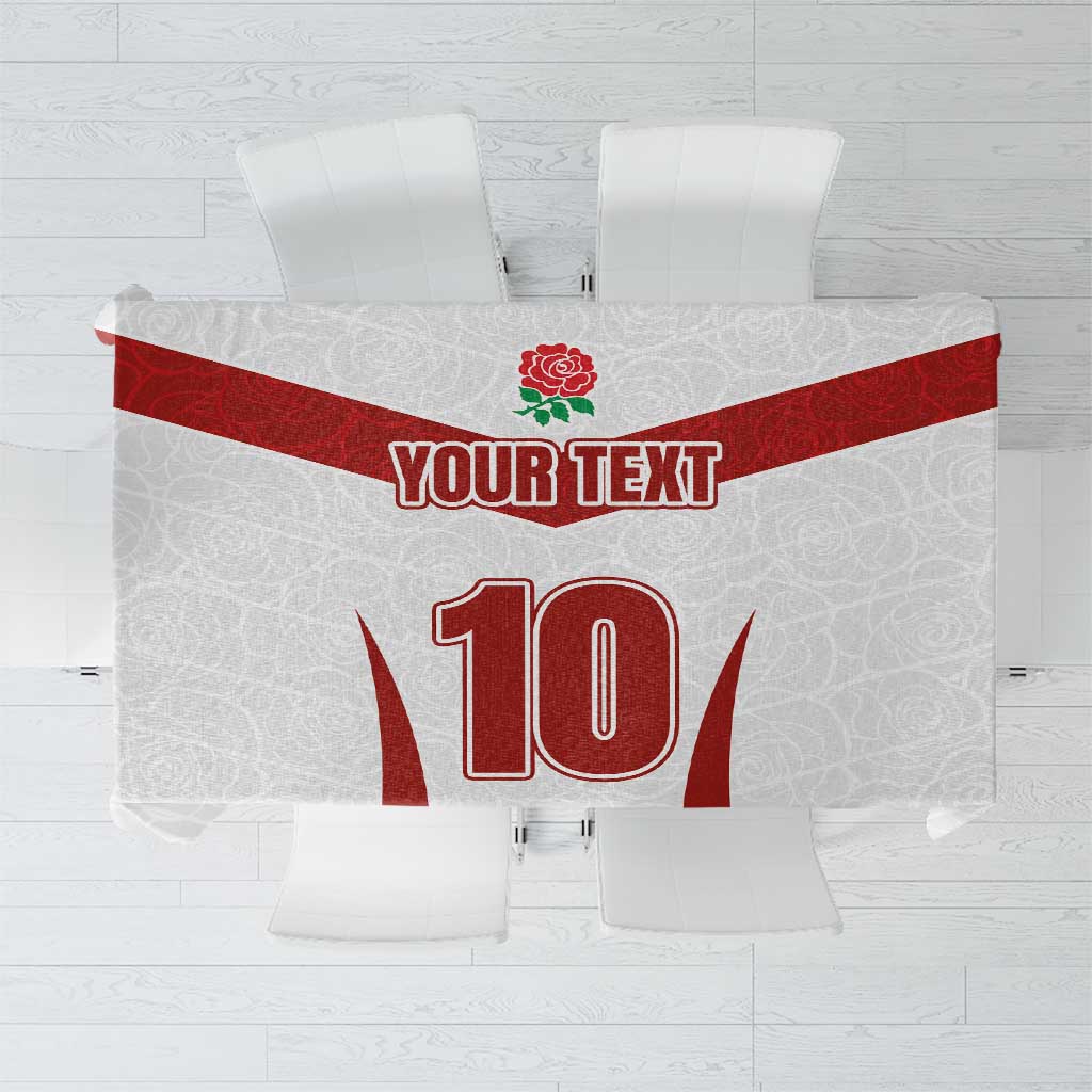 Custom England Rugby-The Red Rose Tablecloth Go Champions
