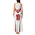 Custom England Rugby-The Red Rose Tank Maxi Dress Go Champions
