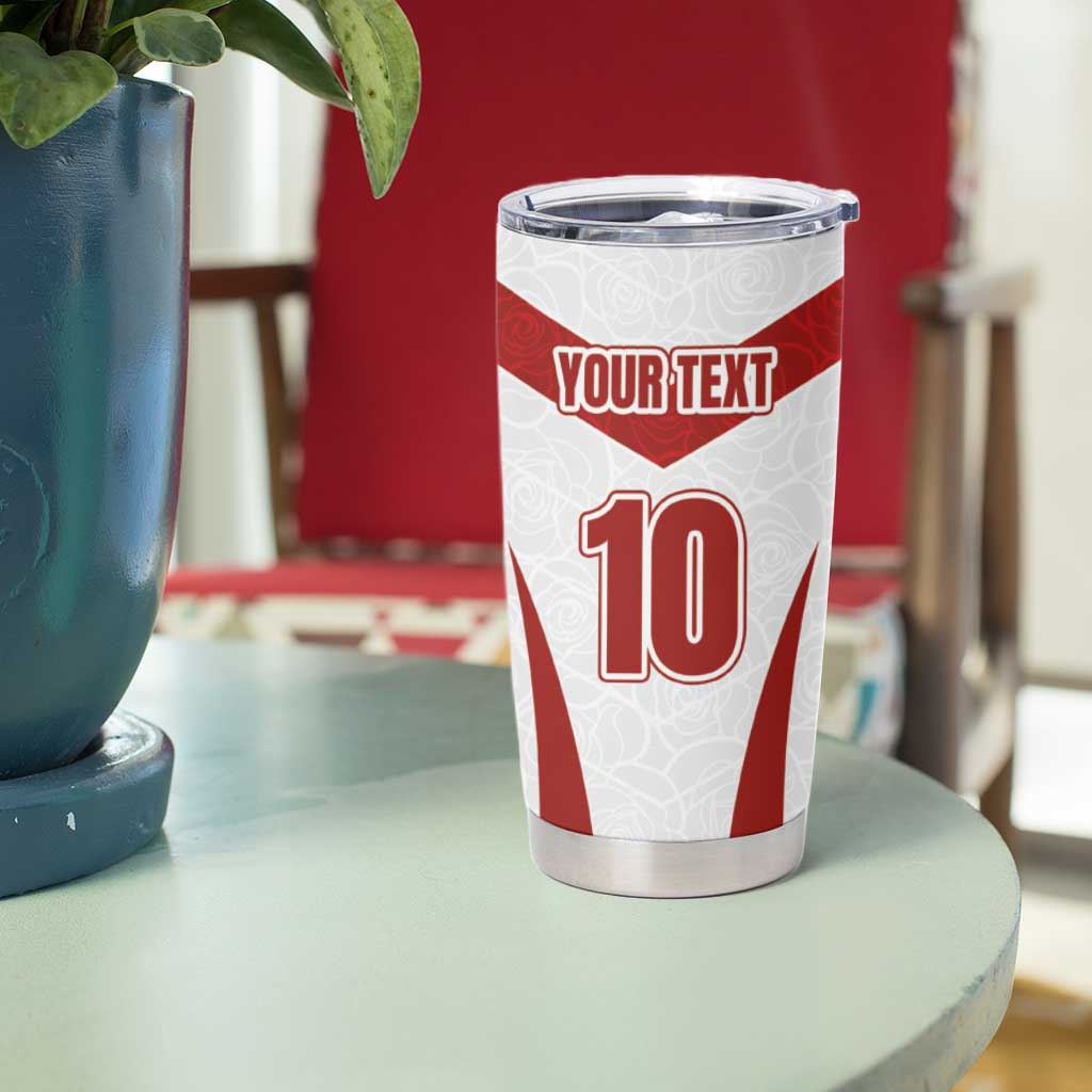 Custom England Rugby-The Red Rose Tumbler Cup Go Champions