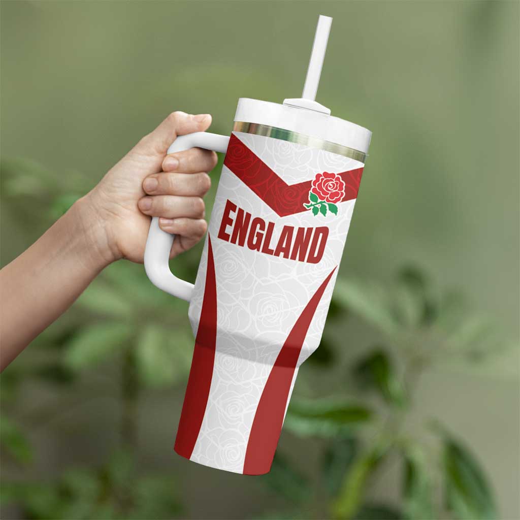Custom England Rugby-The Red Rose Tumbler With Handle Go Champions