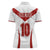Custom England Rugby-The Red Rose Women Polo Shirt Go Champions