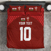Custom Wales Rugby-The Three Feathers Bedding Set Go Champions
