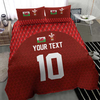 Custom Wales Rugby-The Three Feathers Bedding Set Go Champions