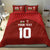 Custom Wales Rugby-The Three Feathers Bedding Set Go Champions