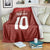 Custom Wales Rugby-The Three Feathers Blanket Go Champions