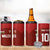 Custom Wales Rugby-The Three Feathers 4 in 1 Can Cooler Tumbler Go Champions