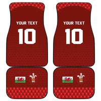 Custom Wales Rugby-The Three Feathers Car Mats Go Champions