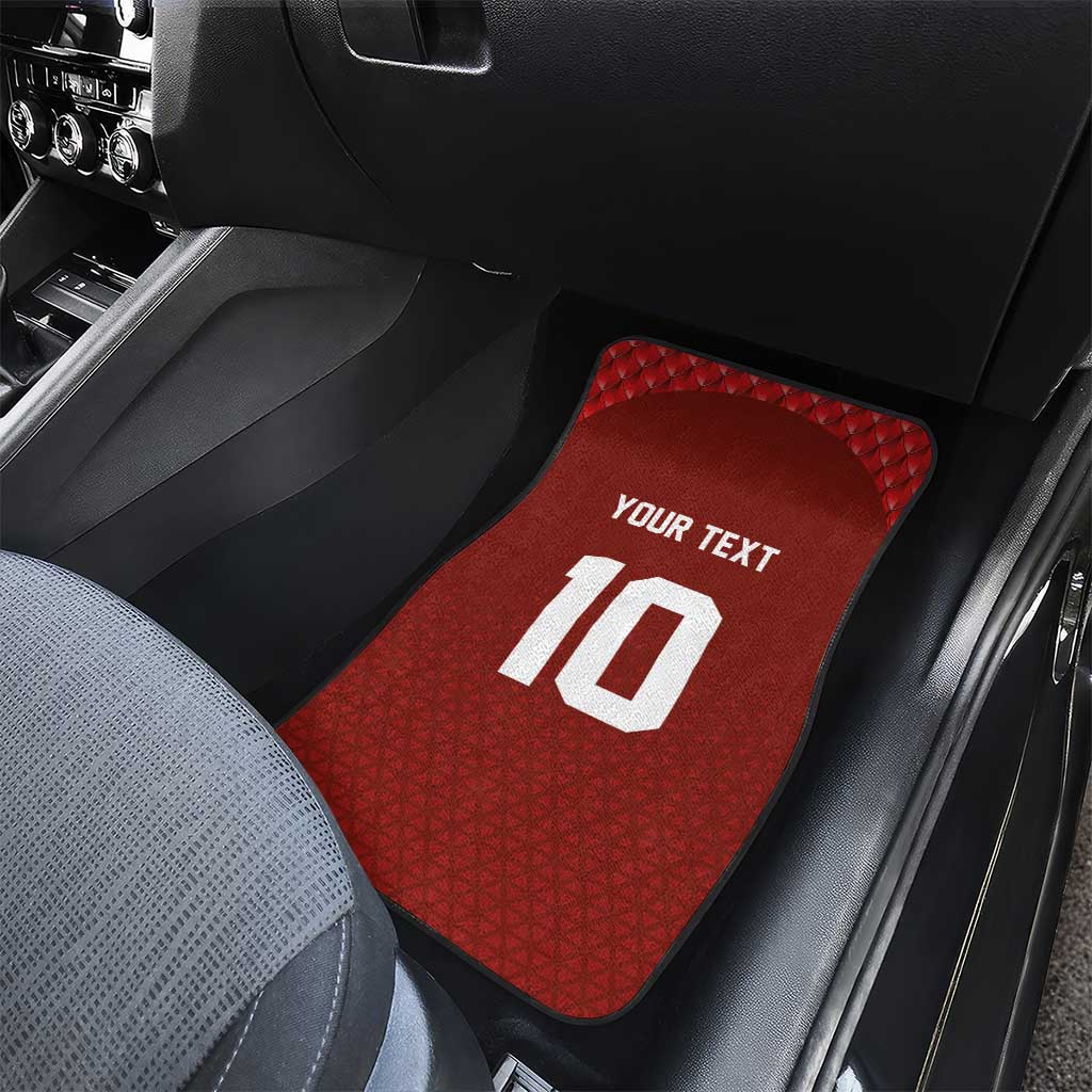 Custom Wales Rugby-The Three Feathers Car Mats Go Champions