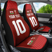 Custom Wales Rugby-The Three Feathers Car Seat Cover Go Champions