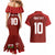 Custom Wales Rugby-The Three Feathers Couples Matching Mermaid Dress and Hawaiian Shirt Go Champions
