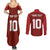 Custom Wales Rugby-The Three Feathers Couples Matching Summer Maxi Dress and Long Sleeve Button Shirt Go Champions