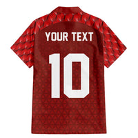 Custom Wales Rugby-The Three Feathers Family Matching Mermaid Dress and Hawaiian Shirt Go Champions