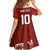 Custom Wales Rugby-The Three Feathers Family Matching Off Shoulder Maxi Dress and Hawaiian Shirt Go Champions
