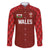 Custom Wales Rugby-The Three Feathers Family Matching Off Shoulder Maxi Dress and Hawaiian Shirt Go Champions