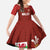 Custom Wales Rugby-The Three Feathers Family Matching Puletasi and Hawaiian Shirt Go Champions