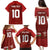 Custom Wales Rugby-The Three Feathers Family Matching Puletasi and Hawaiian Shirt Go Champions