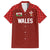 Custom Wales Rugby-The Three Feathers Family Matching Short Sleeve Bodycon Dress and Hawaiian Shirt Go Champions