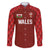 Custom Wales Rugby-The Three Feathers Family Matching Short Sleeve Bodycon Dress and Hawaiian Shirt Go Champions