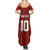 Custom Wales Rugby-The Three Feathers Family Matching Summer Maxi Dress and Hawaiian Shirt Go Champions