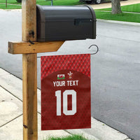 Custom Wales Rugby-The Three Feathers Garden Flag Go Champions