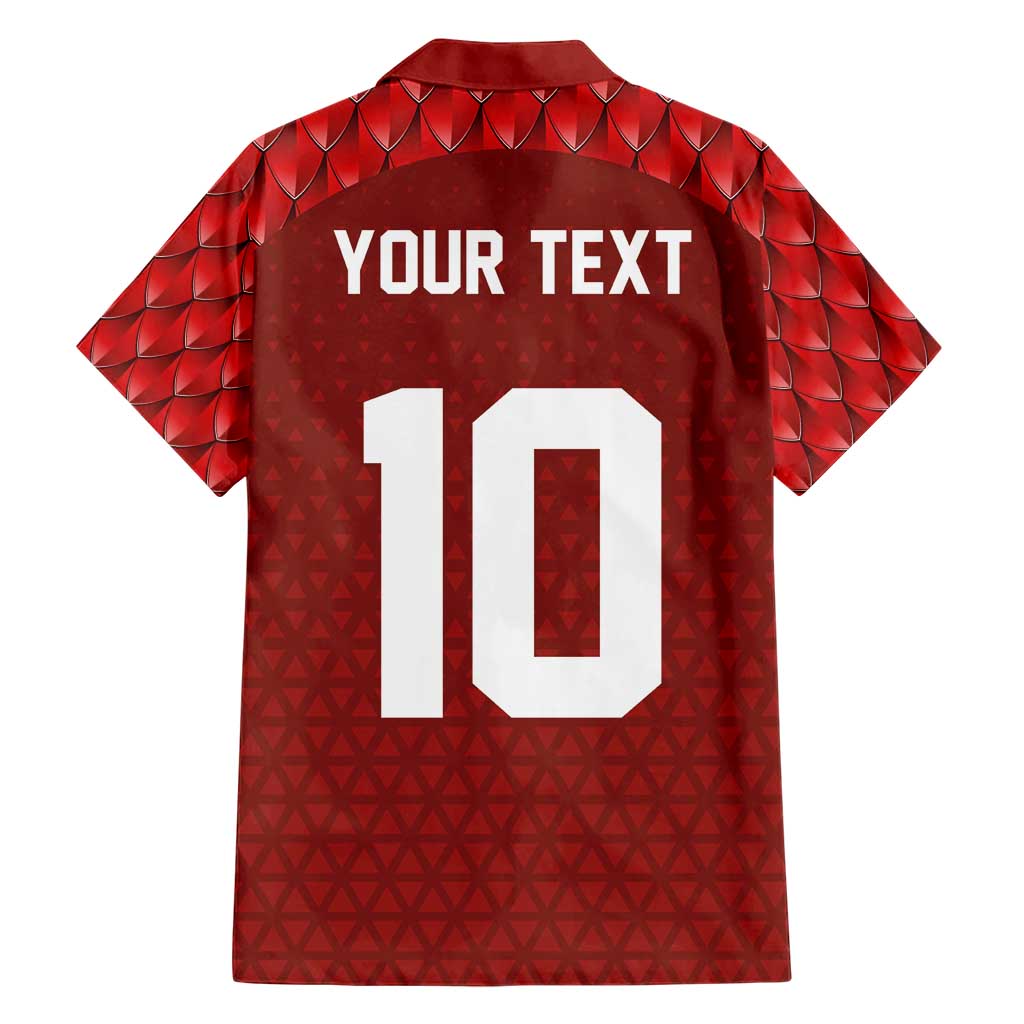 Custom Wales Rugby-The Three Feathers Hawaiian Shirt Go Champions