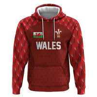 Custom Wales Rugby-The Three Feathers Hoodie Go Champions