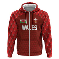 Custom Wales Rugby-The Three Feathers Hoodie Go Champions