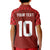 Custom Wales Rugby-The Three Feathers Kid Polo Shirt Go Champions