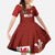 Custom Wales Rugby-The Three Feathers Kid Short Sleeve Dress Go Champions