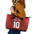 Custom Wales Rugby-The Three Feathers Leather Tote Bag Go Champions