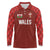 Custom Wales Rugby-The Three Feathers Long Sleeve Polo Shirt Go Champions