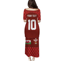 Custom Wales Rugby-The Three Feathers Puletasi Go Champions